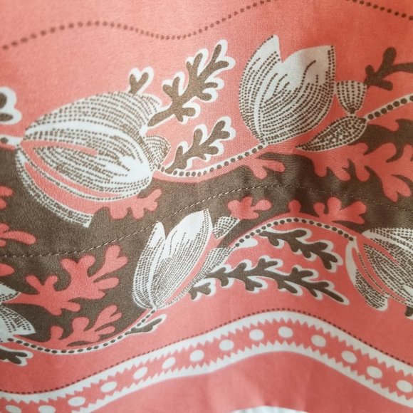 J. Crew cotton peach pleated tulip skirt size 0 - Picture 4 of 12